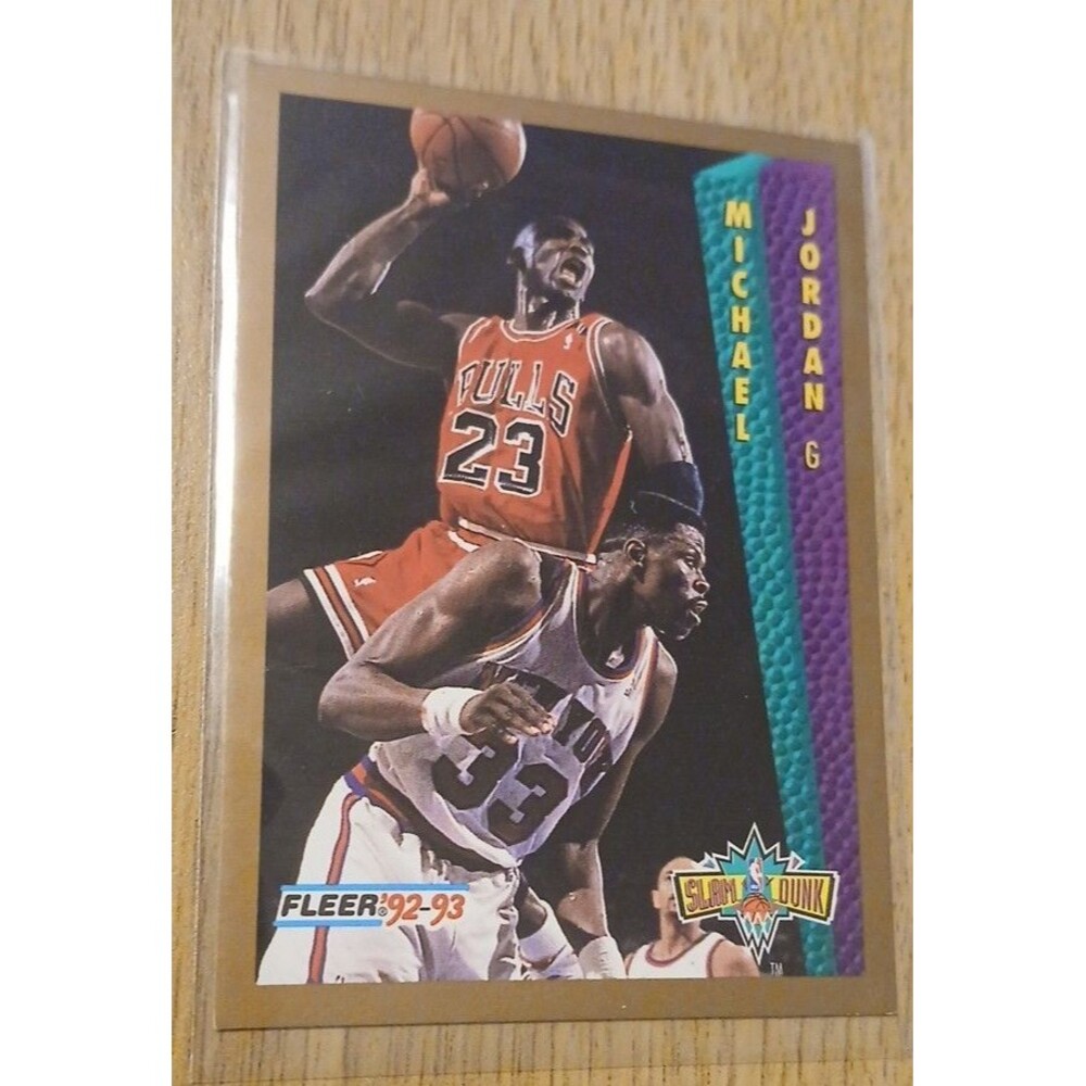 1992-93 Fleer - Slam Dunk Michael Jordan #273
